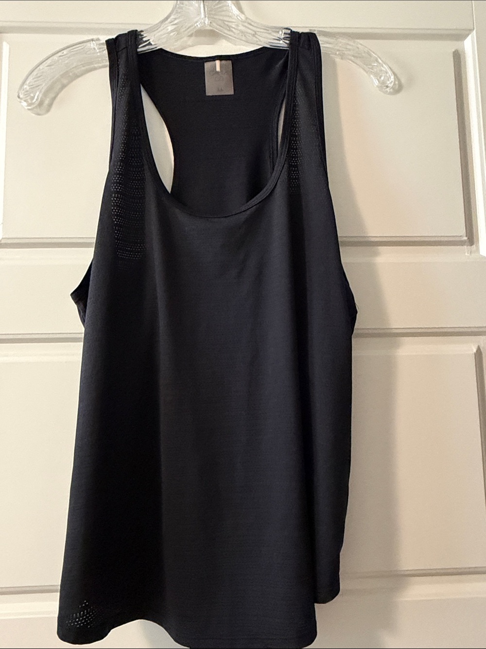 Women's Black Racerback Athletic Tank Top